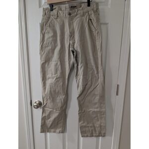 Carhartt, Mens 34x32 Relaxed Fit, Rugged Flex‎ Straight Work Pants, Khaki